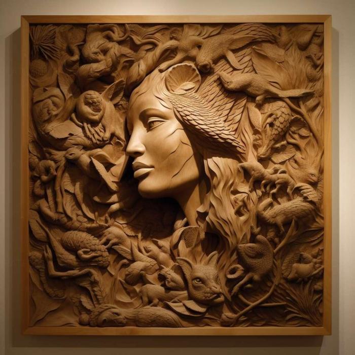 نموذج ثلاثي الأبعاد لآلة CNC 3D Art 